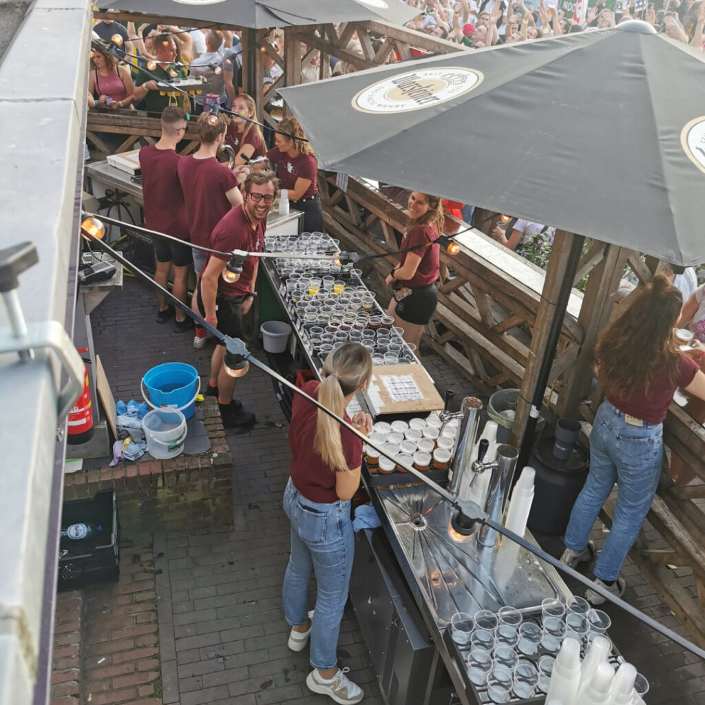 Jack Roovers bar tijdens evenement